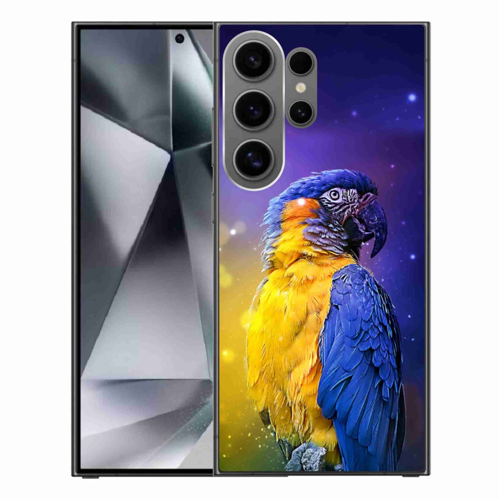 Gél tok mmCase a Samsung Galaxy S24 Ultra készülékhez - papagáj ara 1