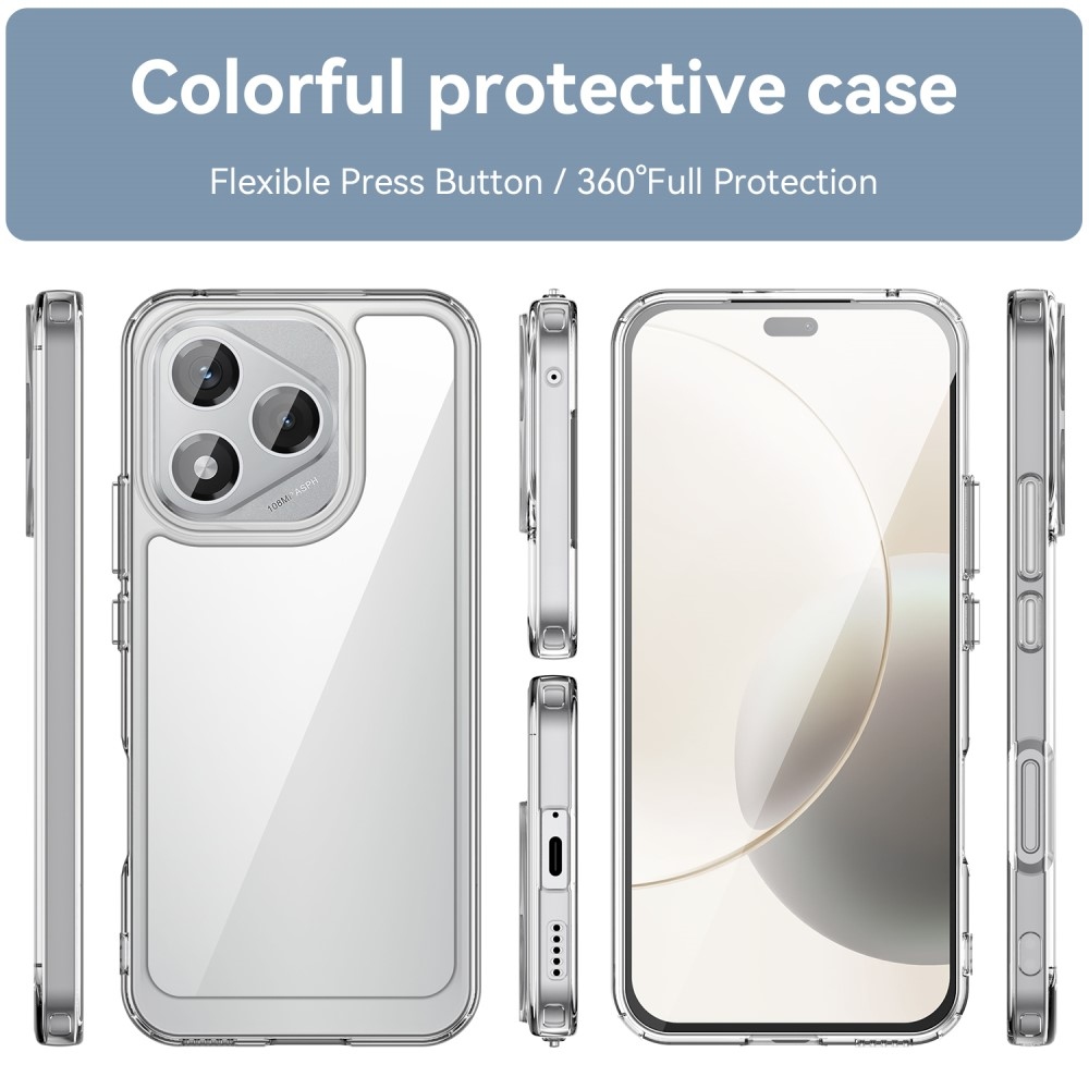 Gél tok fix hátlappal a Honor 400 Lite-hoz - átlátszó