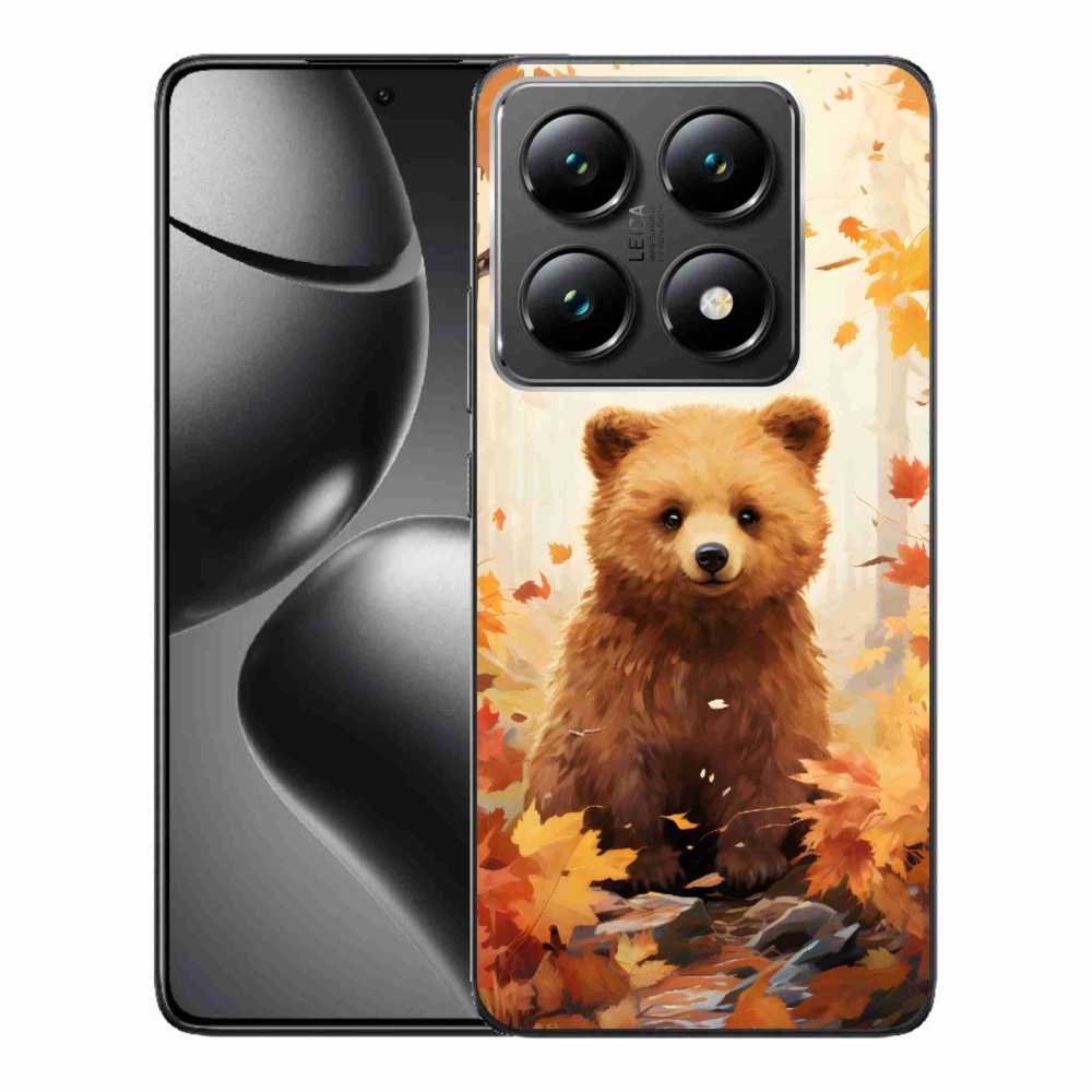Gél borítás mmCase a Xiaomi 14T Pro számára - medve az erdőben