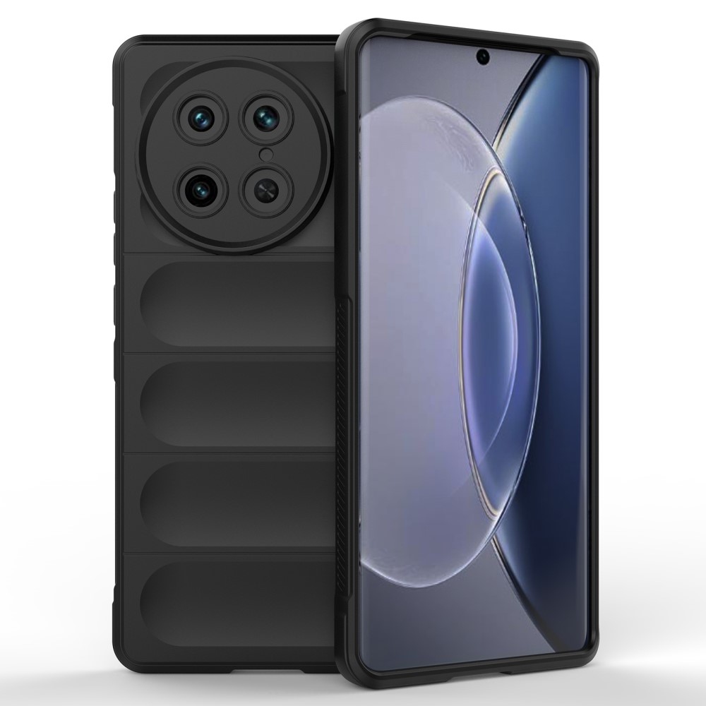 Rugg tartós zselés tok a Vivo X90 Pro készülékhez - fekete