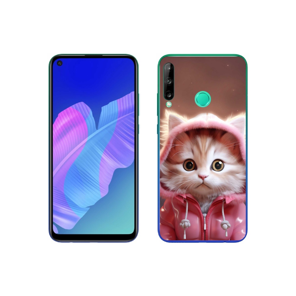 Gél borító mmCase a Huawei P40 Lite E számára - aranyos cica 3