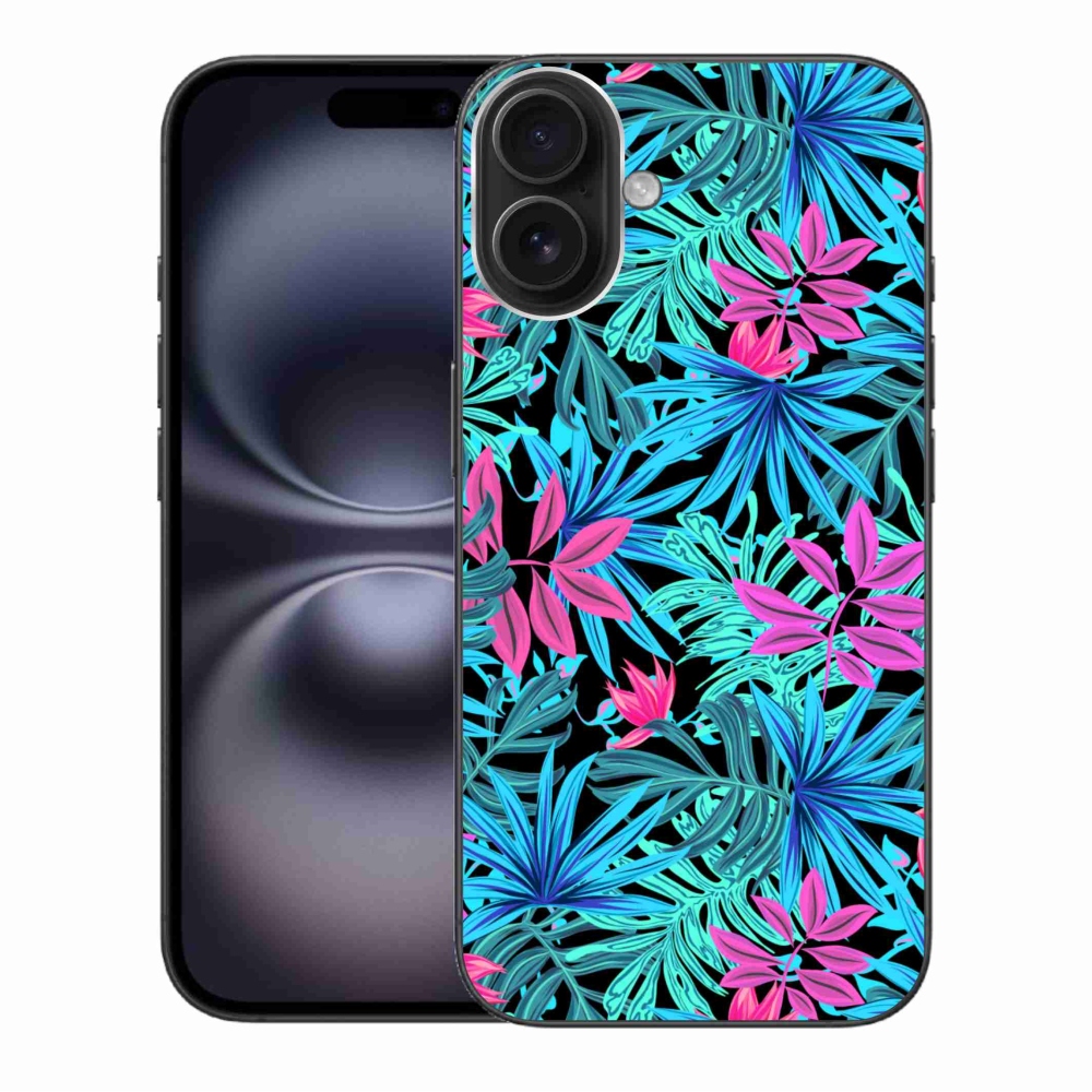 Gél borítás mmCase iPhone 16 Plus készülékhez - virágok 3