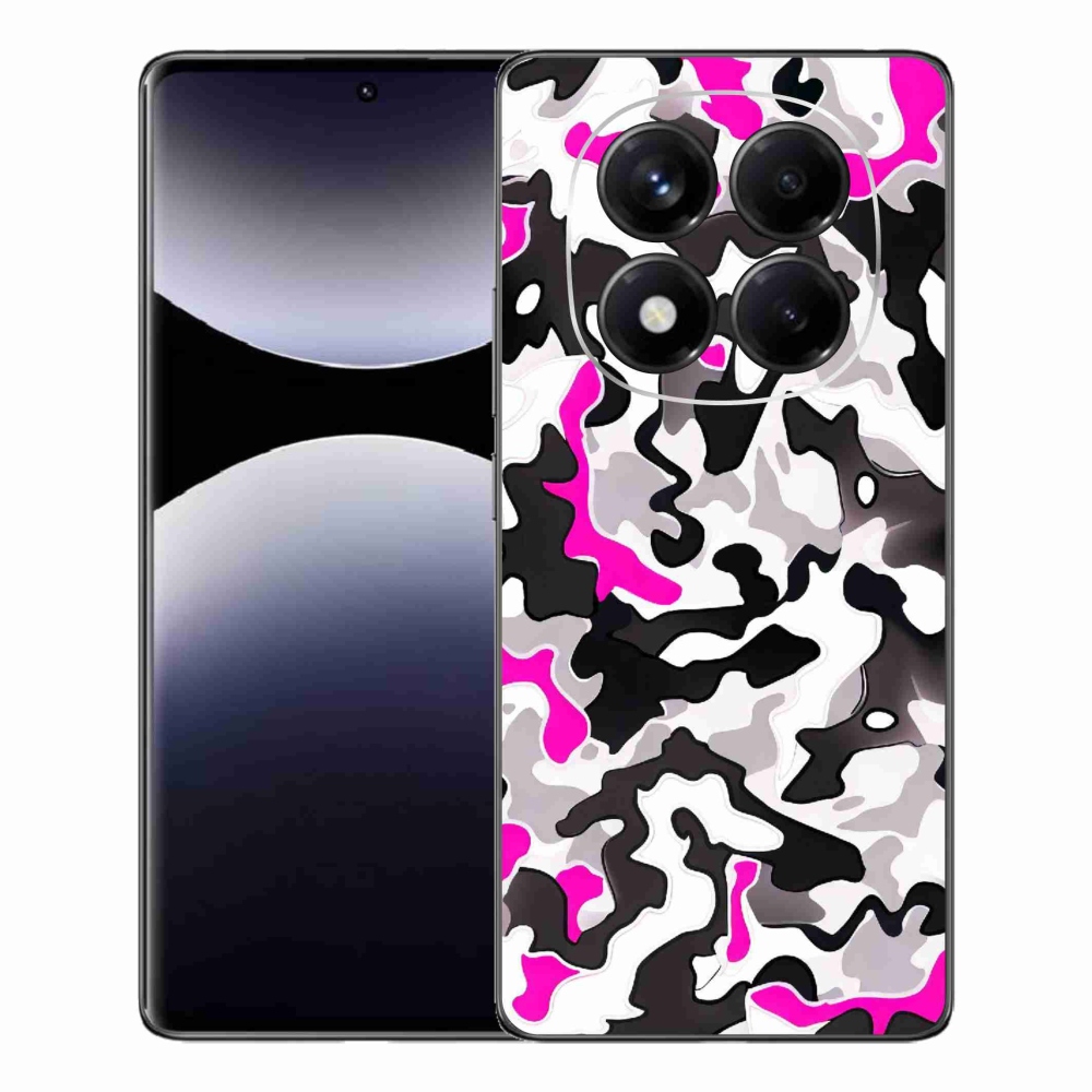 Zselés borítás mmCase a Xiaomi Redmi Note 14 Pro számára - álcázott minta 5