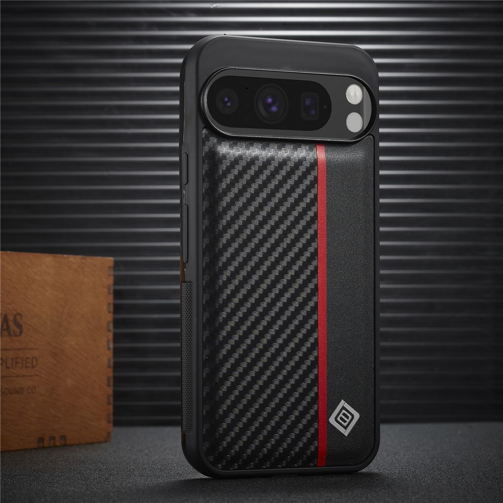 LC.IMEEKE tartós zselés tok Google Pixel 10 Pro/Pixel 10 - fekete/piros