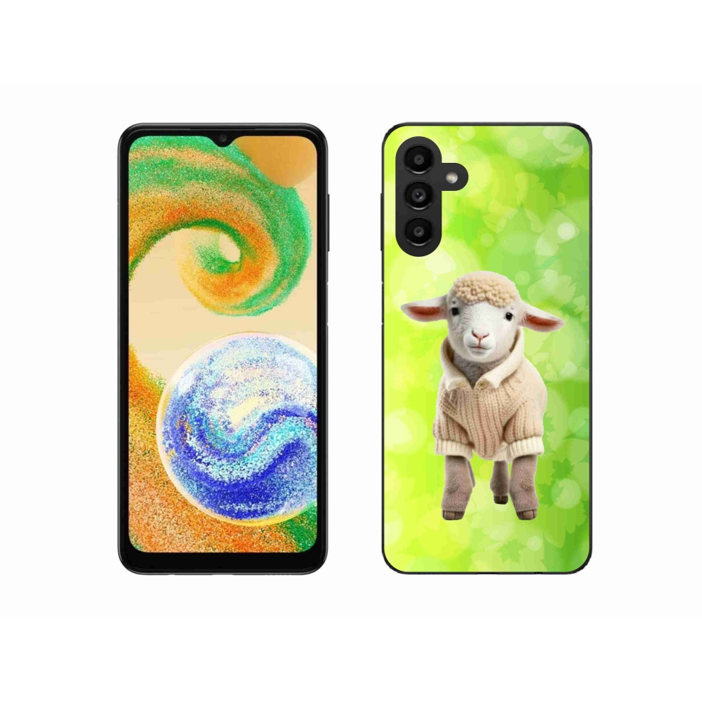 Zselés borítás mmCase Samsung Galaxy A04s (164.7x76.7x9.1mm) - bárányhús pulóverben