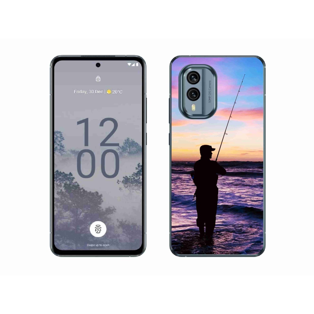 Zselés borítás mmCase a Nokia X30 5G készülékhez - halászat 1