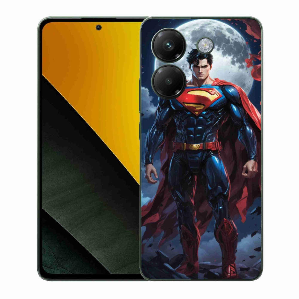 Gél borítás mmCase a Xiaomi Poco M7 Pro 5G számára - superman