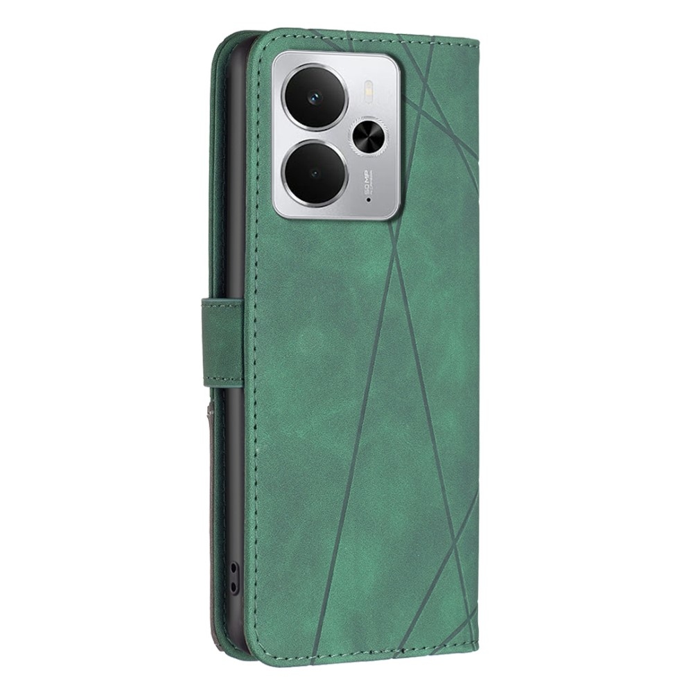 COLOR BNF könyvtáska a Realme 14 5G készülékhez - zöld