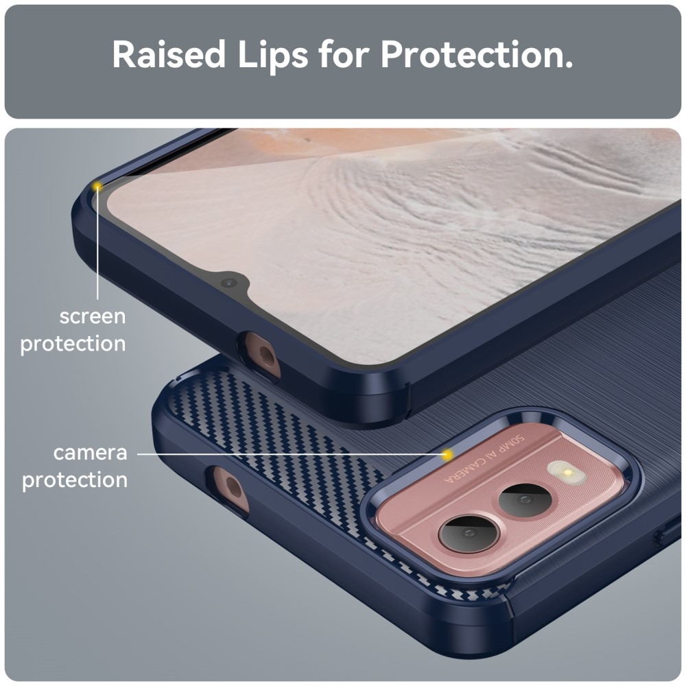 Szénálló zselés tok Nokia C32 készülékhez - kék