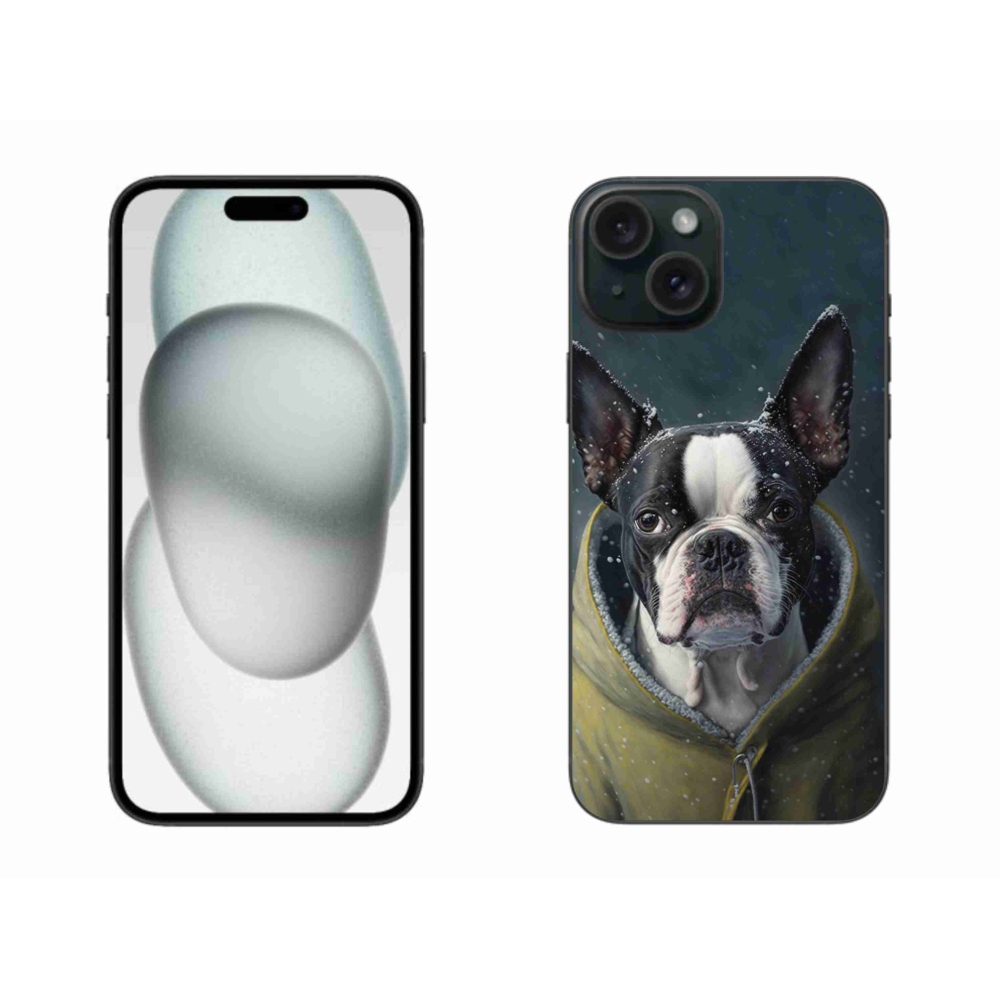 Zselés borítás mmCase iPhone 15 Plus készülékhez - bulldog