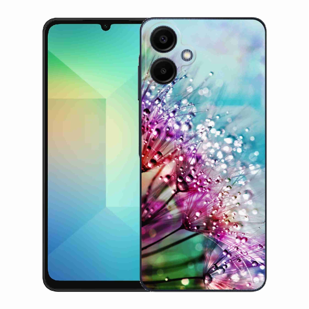 Gél borítás mmCase Samsung Galaxy A06 4G - színes virágokhoz
