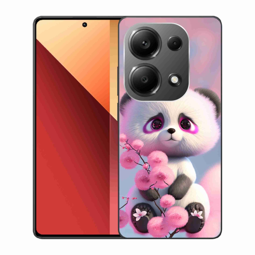 Gél borítás mmCase a Xiaomi Redmi Note 13 Pro 4G/Poco M6 Pro - aranyos panda 1
