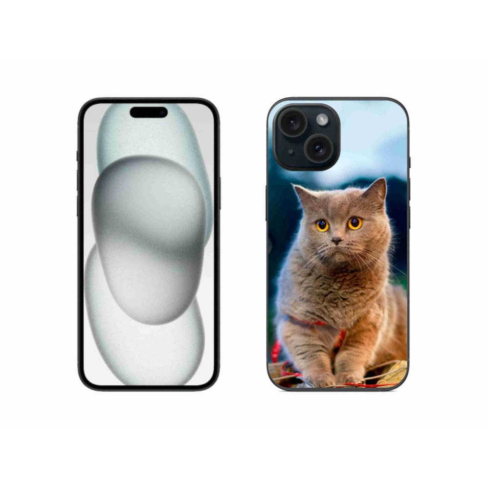 Gél borítás mmCase iPhone 15 készülékhez - Brit kék 2