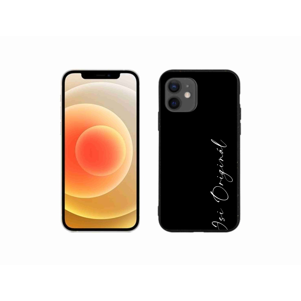 Gél borító mmCase iPhone 12 mini - te vagy az eredeti fekete háttér