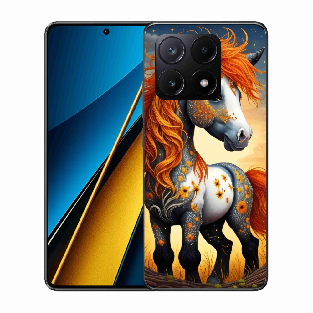 Gél borítás mmCase a Xiaomi Poco X6 Pro 5G számára - színes póni