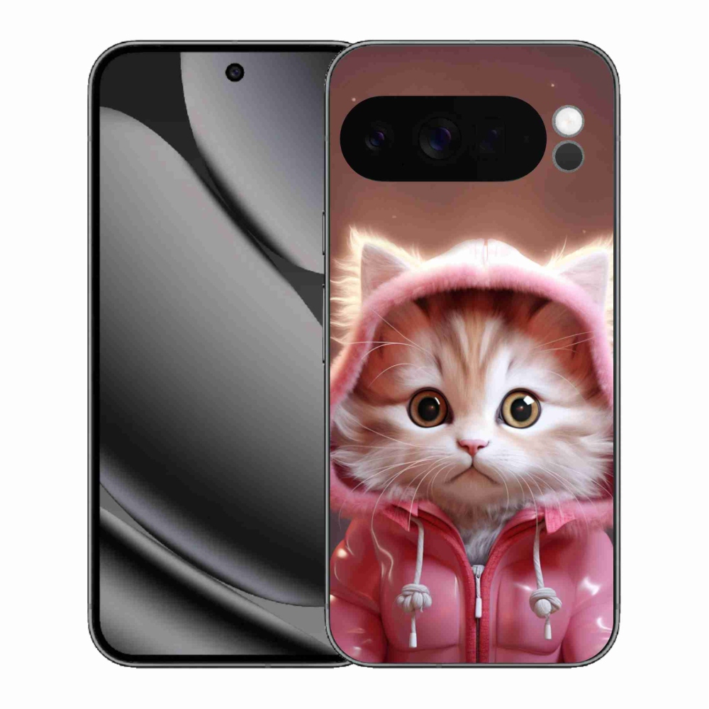 Gél borítás mmCase a Google Pixel 10 Pro XL-hez - aranyos cica 3