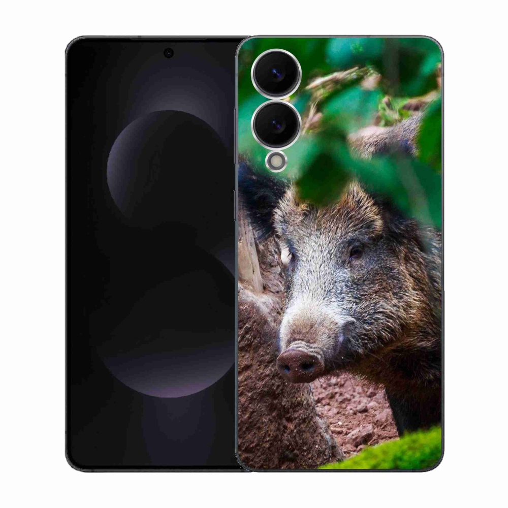 Gél borítás mmCase Samsung Galaxy S25 Edge készülékhez - vaddisznó