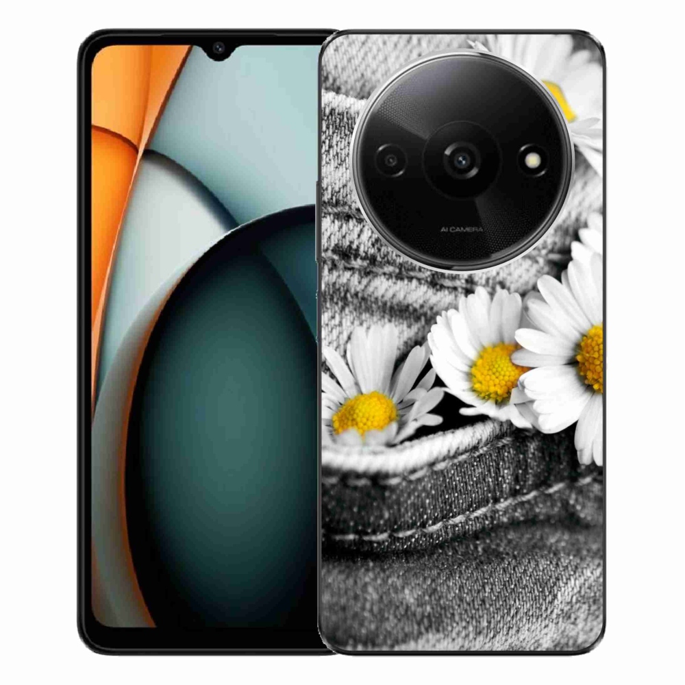 Gél tok mmCase a Xiaomi Redmi A3-hoz - margaréták