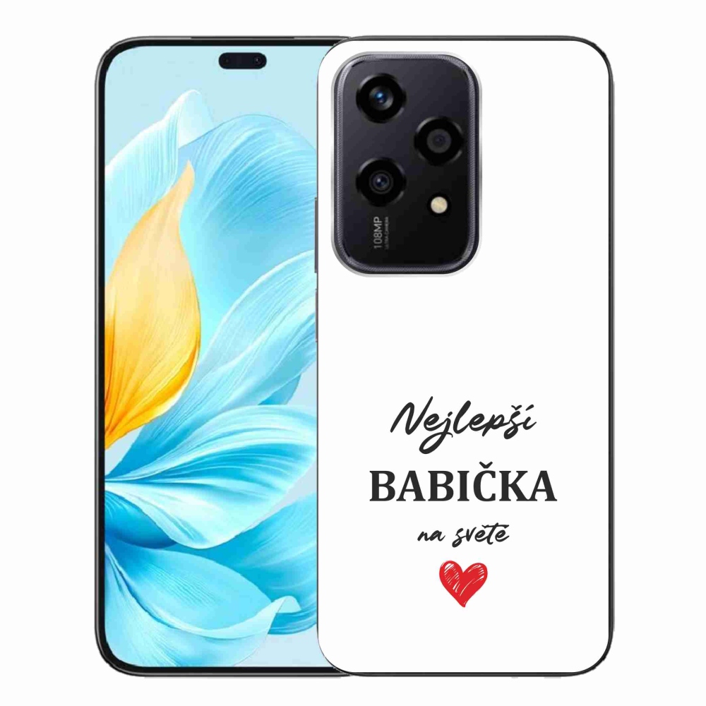Gél borítás mmCase a Honor 200 Lite 5G számára - Best Grandma 1 fehér háttér