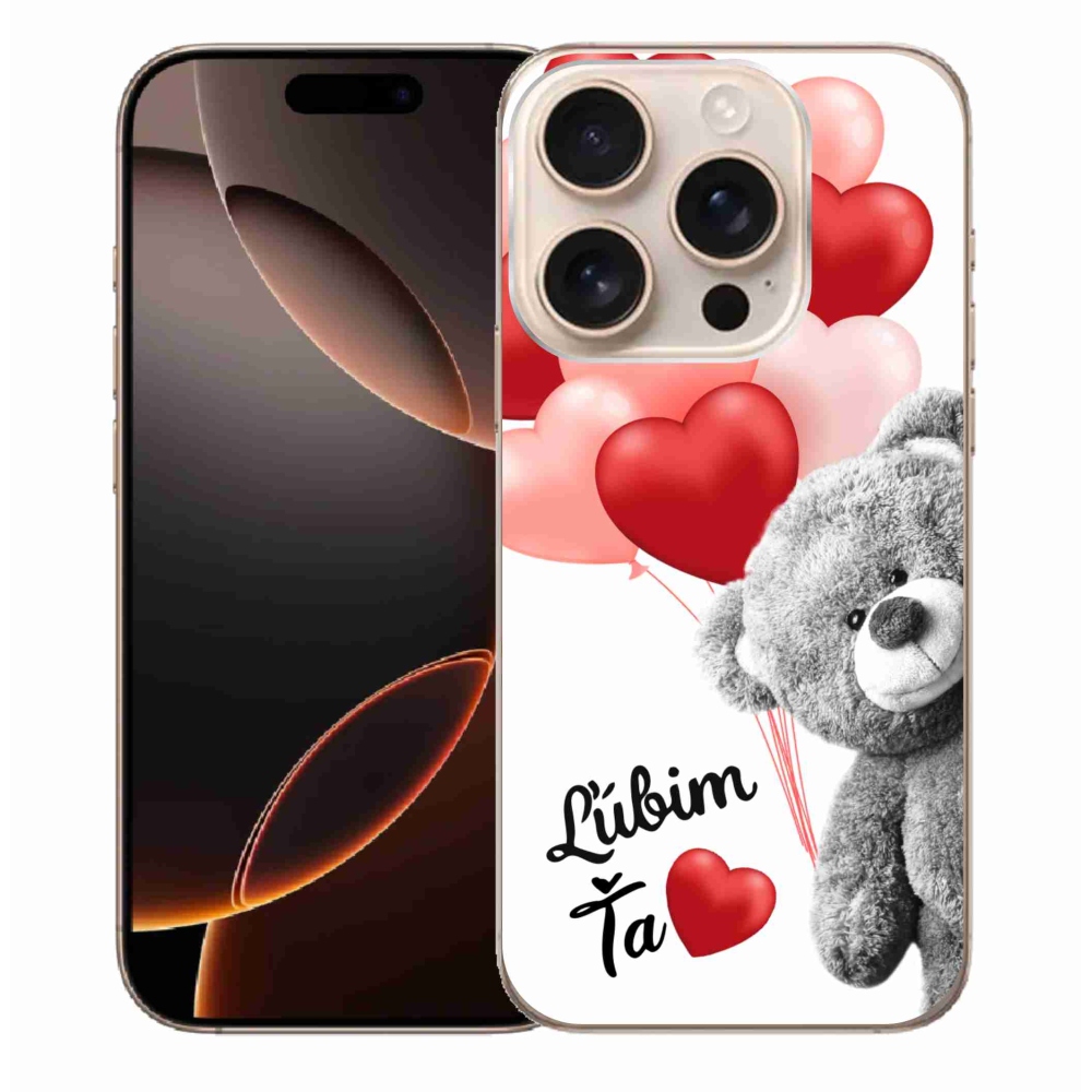 Gél tok mmCase iPhone 16 Pro Max készülékhez - I love you en