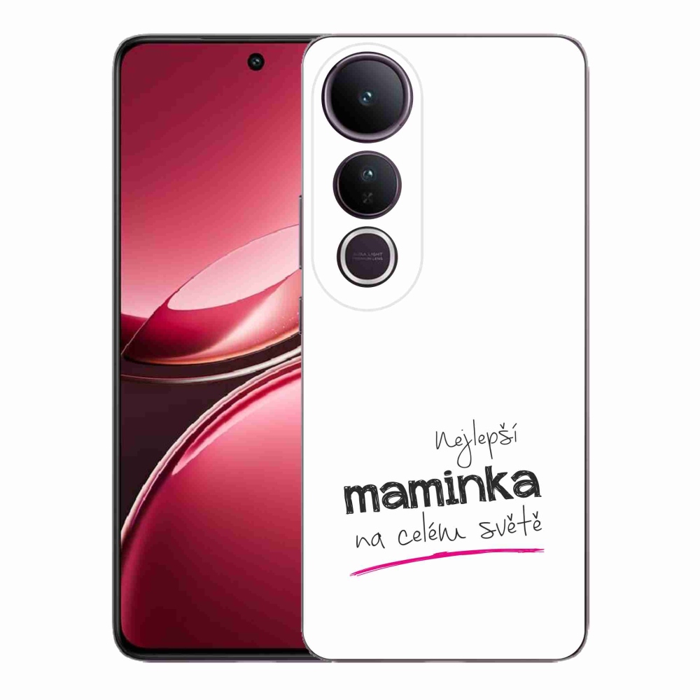 Gél borító mmCase a Vivo V50 Lite 4G/5G - legjobb anya 4 fehér háttérrel