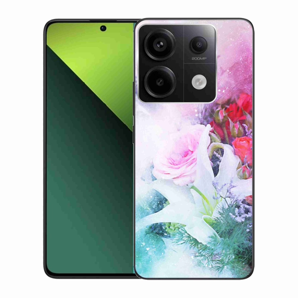Gél borítás mmCase a Xiaomi Redmi Note 13 Pro 5G/Poco X6 5G számára - virágok 4