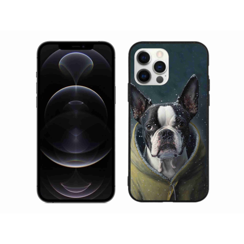 Gél védőburkolat mmCase iPhone 12 Pro Max készülékhez - bulldog