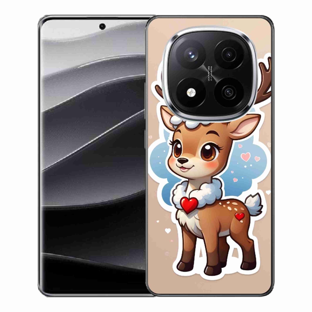 Gél borító mmCase a Xiaomi Redmi Note 14 Pro+ 5G számára - rajzfilm rénszarvas