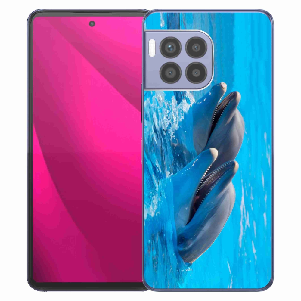 Zselés borítás mmCase a T-Mobile T Phone 2 Pro készülékhez - delfinek