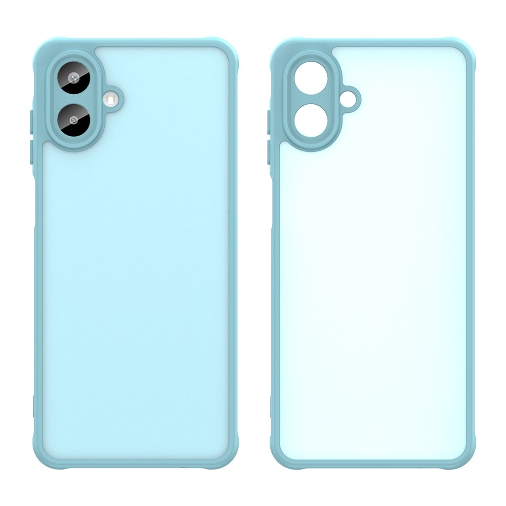 Zselés tok kemény hátlappal Samsung Galaxy A07 4G - világoszöld