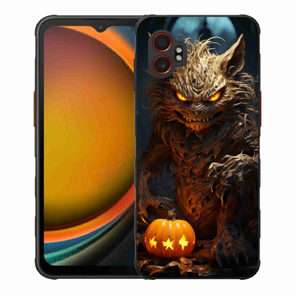 Zselés borítás mmCase Samsung Galaxy Xcover 7 Pro - Halloween szörny - Samsung Galaxy Xcover 7 Pro - Halloween szörny