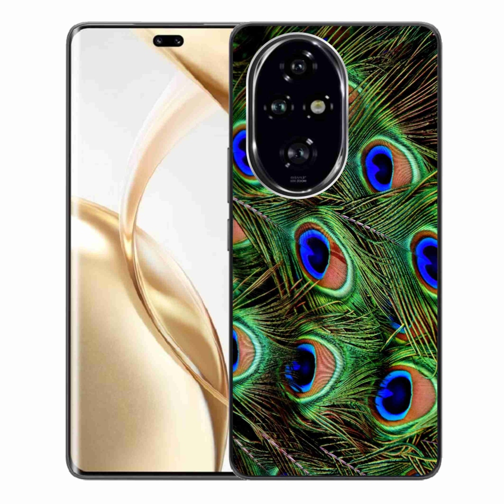 Zselés borítás mmCase a Honor 200 Pro 5G készülékhez - pávatoll