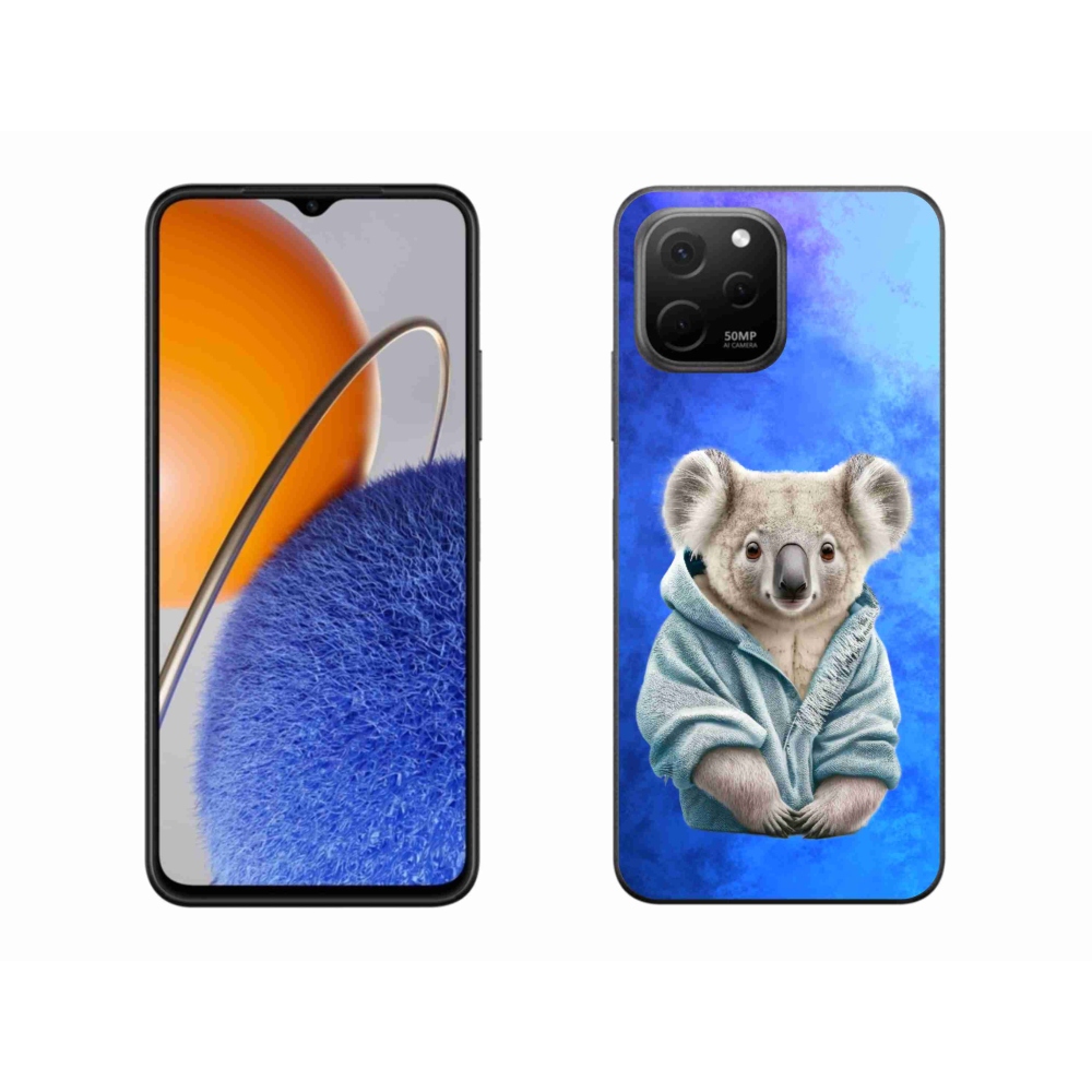 Gél borítás mmCase a Huawei Nova Y61 készülékhez - koala pulóverben