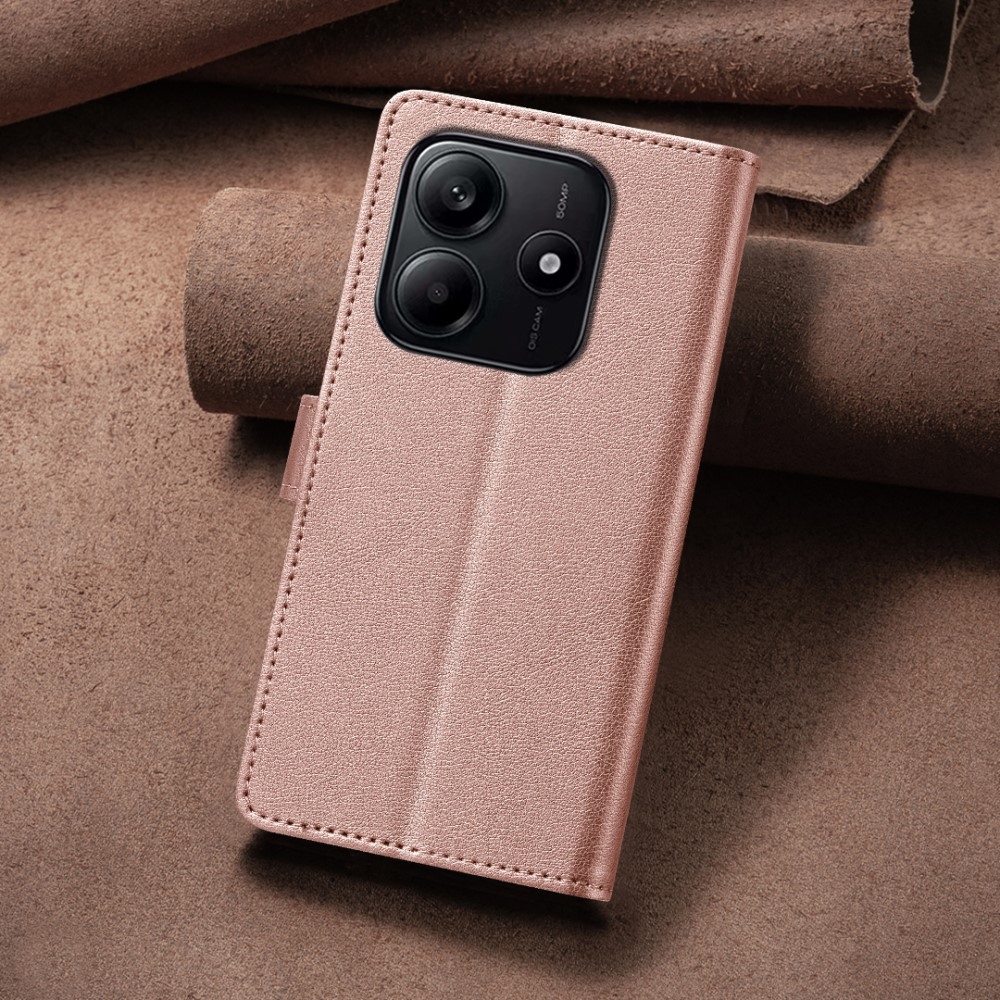 BNF könyvtáska Xiaomi Redmi Note 14 5G - rózsaarany