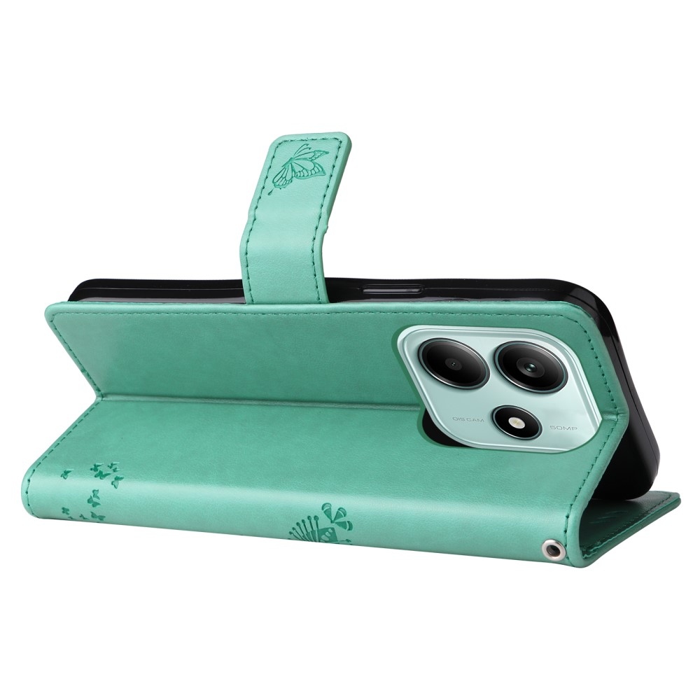 Fák könyve tok Xiaomi Redmi Note 14 5G - teal - teal - kék színű