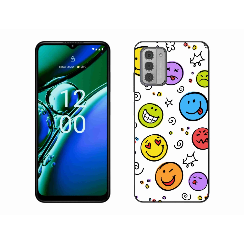 Zselés borítás mmCase a Nokia G42 készülékhez - smiley-k