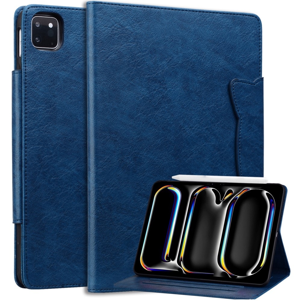 Üzleti táblagép tok iPad Air 13 (2024)/(2025) számára - sötétkék