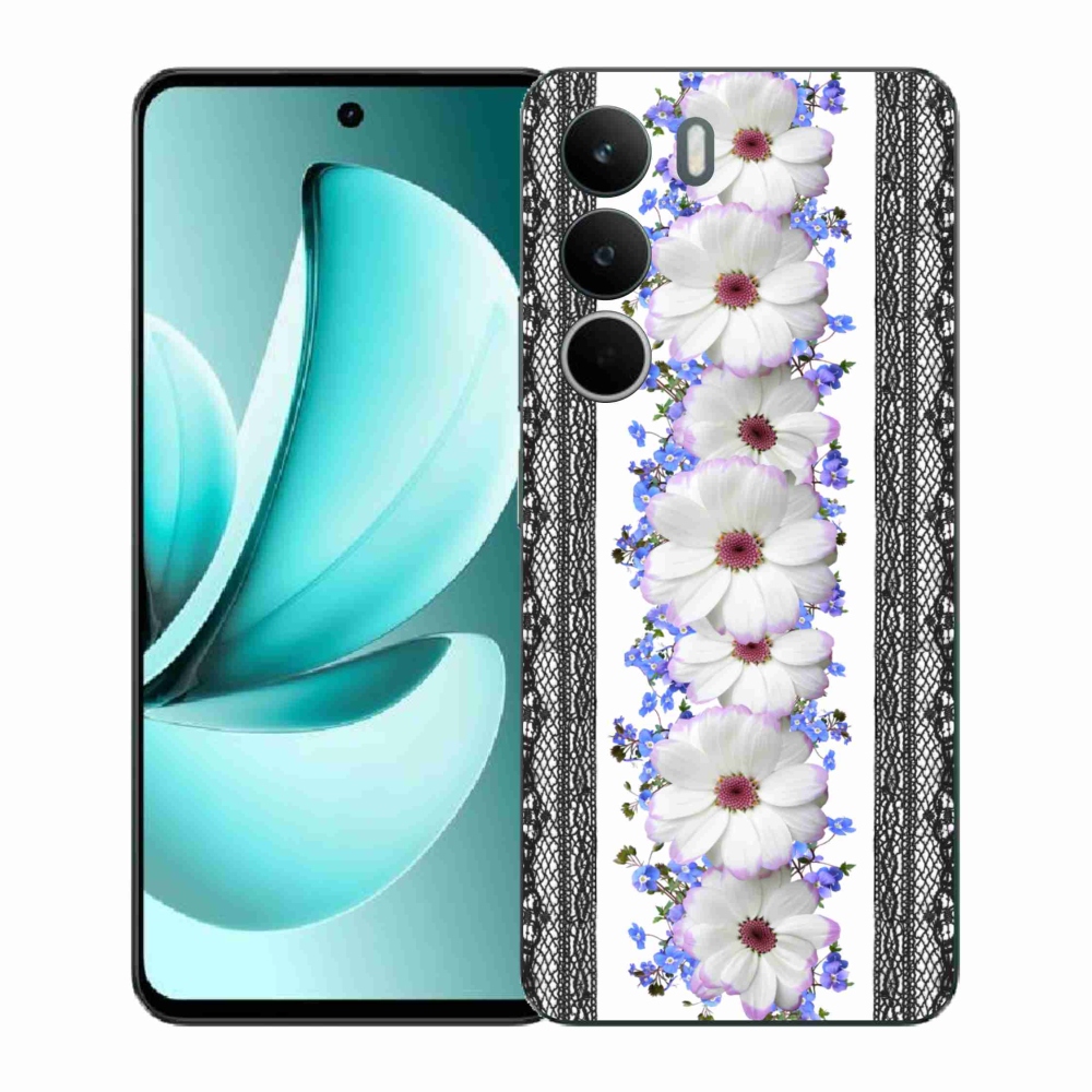 Gél borító mmCase a Realme C71 készülékhez - virágok 8