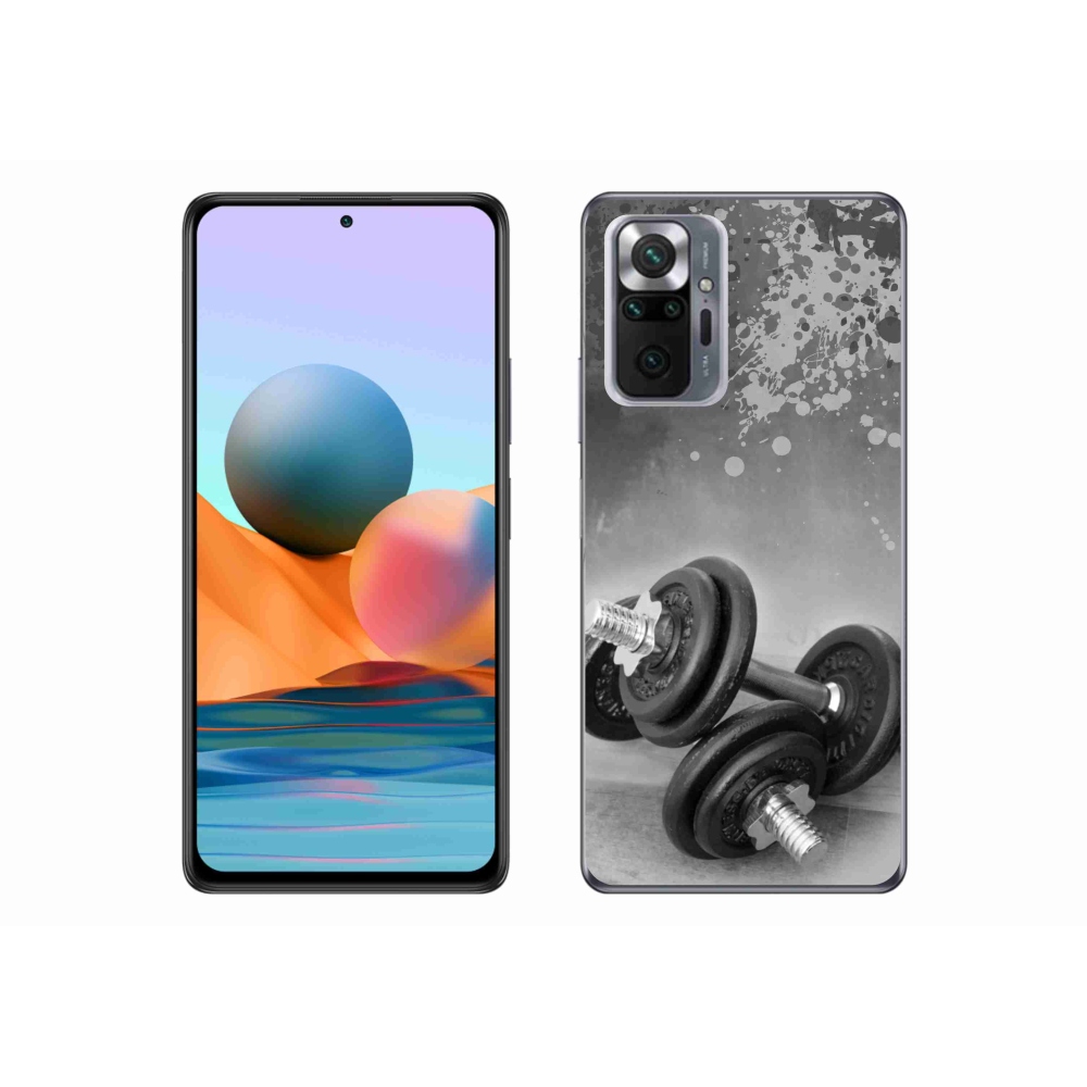 Gél borítás mmCase a Xiaomi Redmi Note 10 Pro-hoz - súlyzók 1