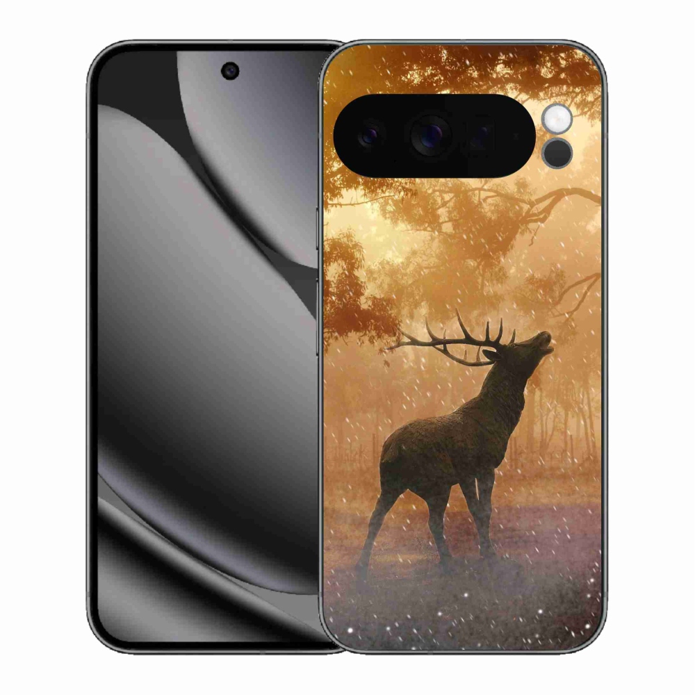 Zselés borítás mmCase a Google Pixel 10 Pro XL-hez - szarvas a vadászaton