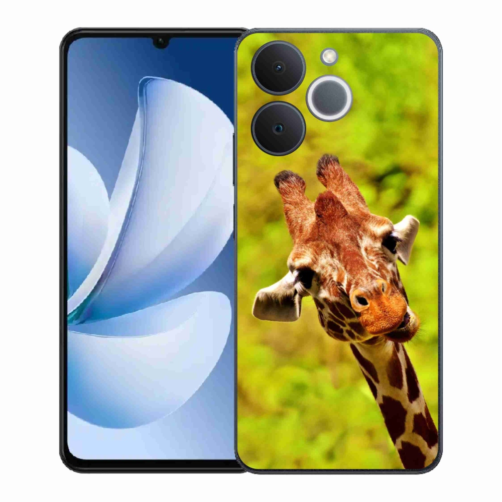 Zselés borítás mmCase a Realme Note 70T készülékhez - zsiráf