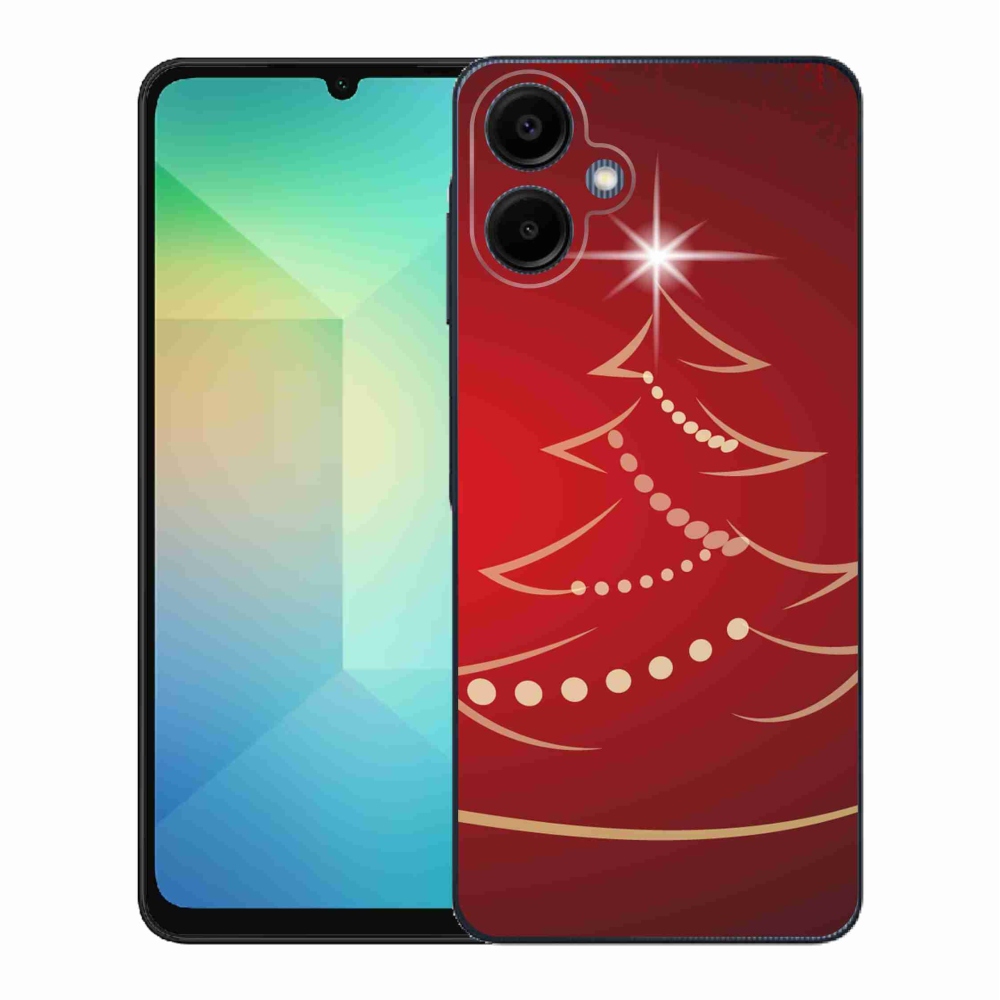 Gél borító mmCase Samsung Galaxy A06 4G - karácsonyfa karikatúra