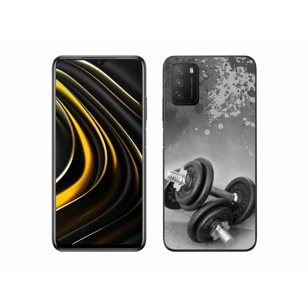 Gél borítás mmCase a Xiaomi Poco M3-hoz - súlyzók 1