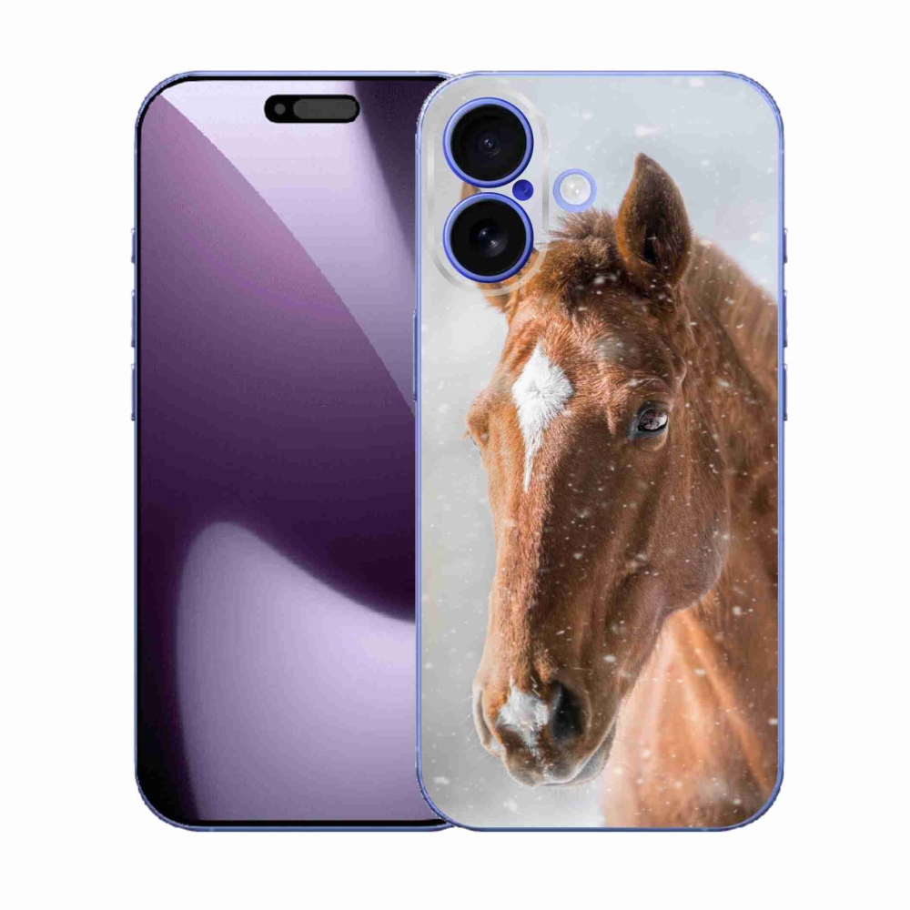 Zselés tok mmCase iPhone 17 - barna ló 2