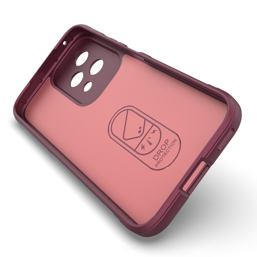 Rugg tartós zselés borítás a Honor 200 Lite 5G készülékhez - bordó színű