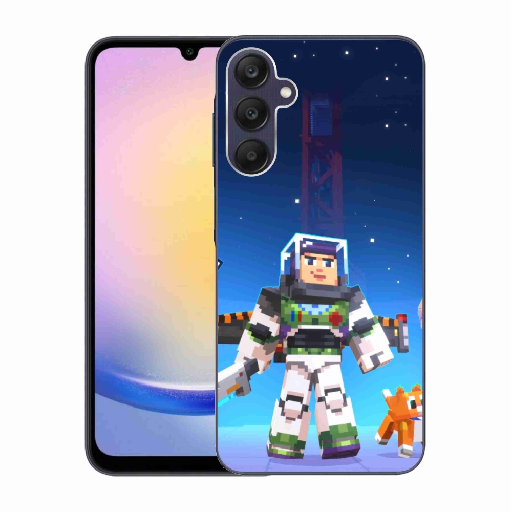 Gél borítás mmCase Samsung Galaxy A25 5G - minecraft 2