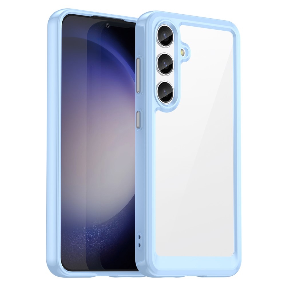 Gél tok fix hátlappal Samsung Galaxy S24+/S25+ készülékhez - kék