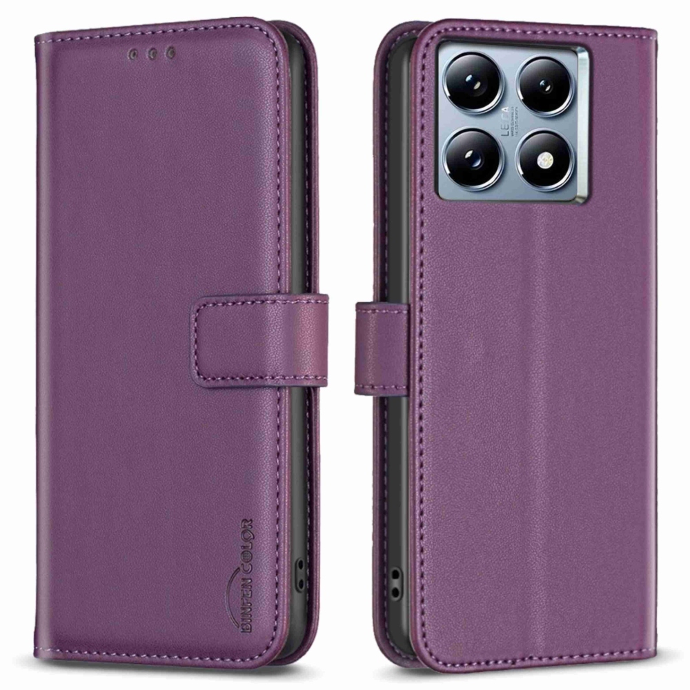 BNF könyvtáska Xiaomi 14T-hez - sötétlila