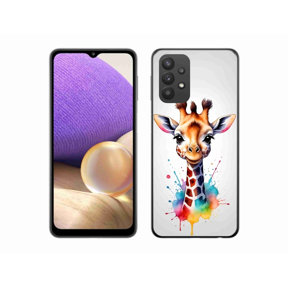 Zselés borítás mmCase Samsung Galaxy A32 5G - zsiráf 1