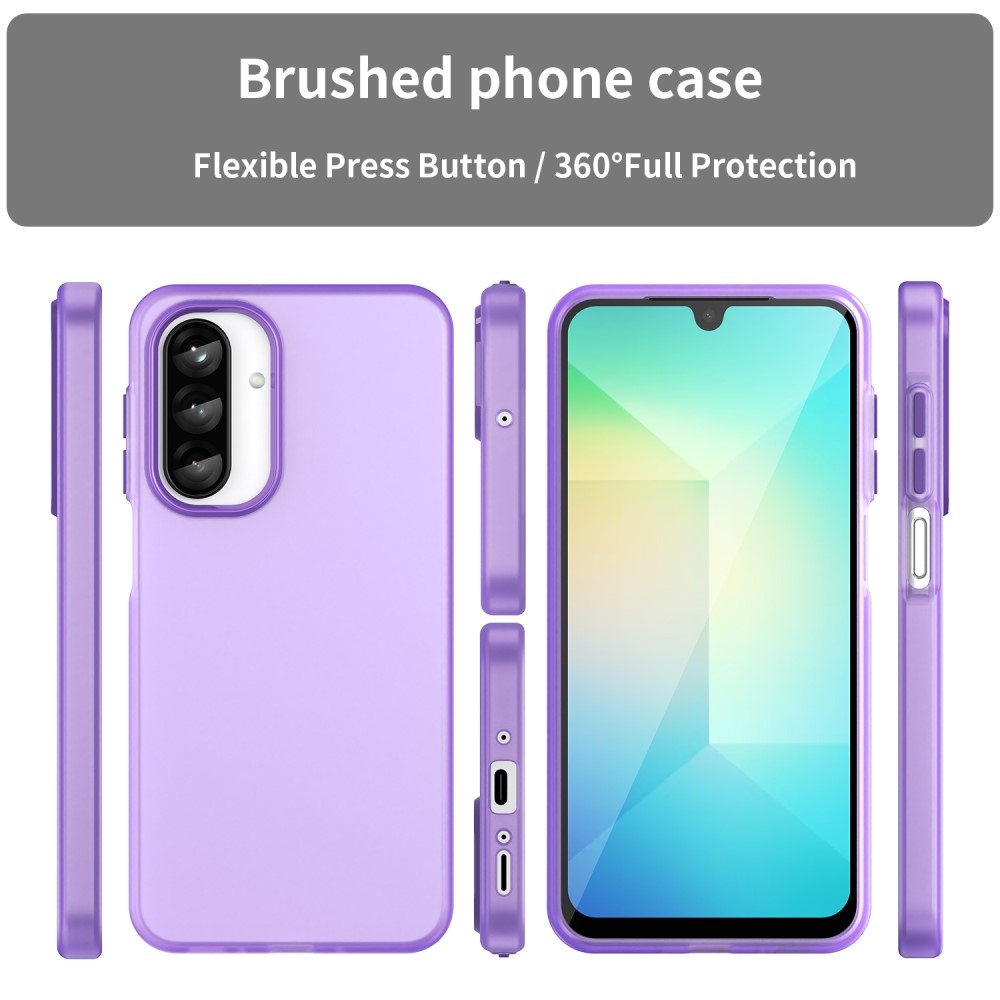 Candys matt zselés tok Samsung Galaxy A26 5G - lila